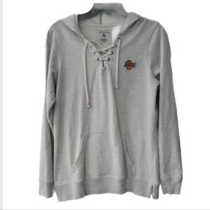 Antigua Los Angeles Lakers Gray Hoodie
